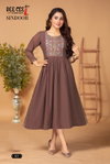 Sindoor By Dee Cee Palin Georgette Kurtis Wholesale Market In Surat With Price